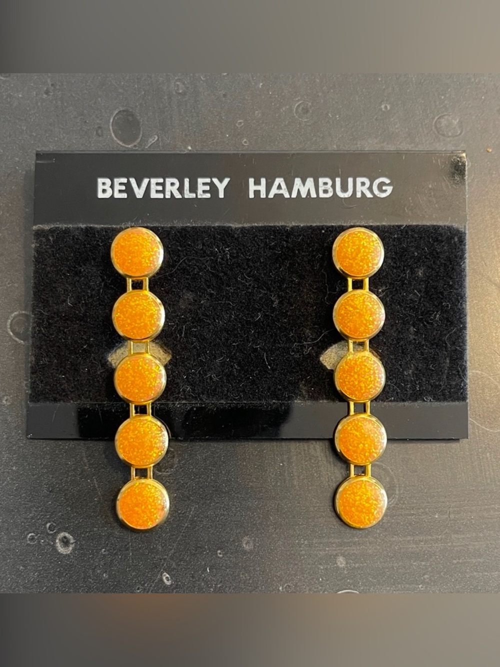 Beverley Hamburg 3 pairs of earrings 3 different colours